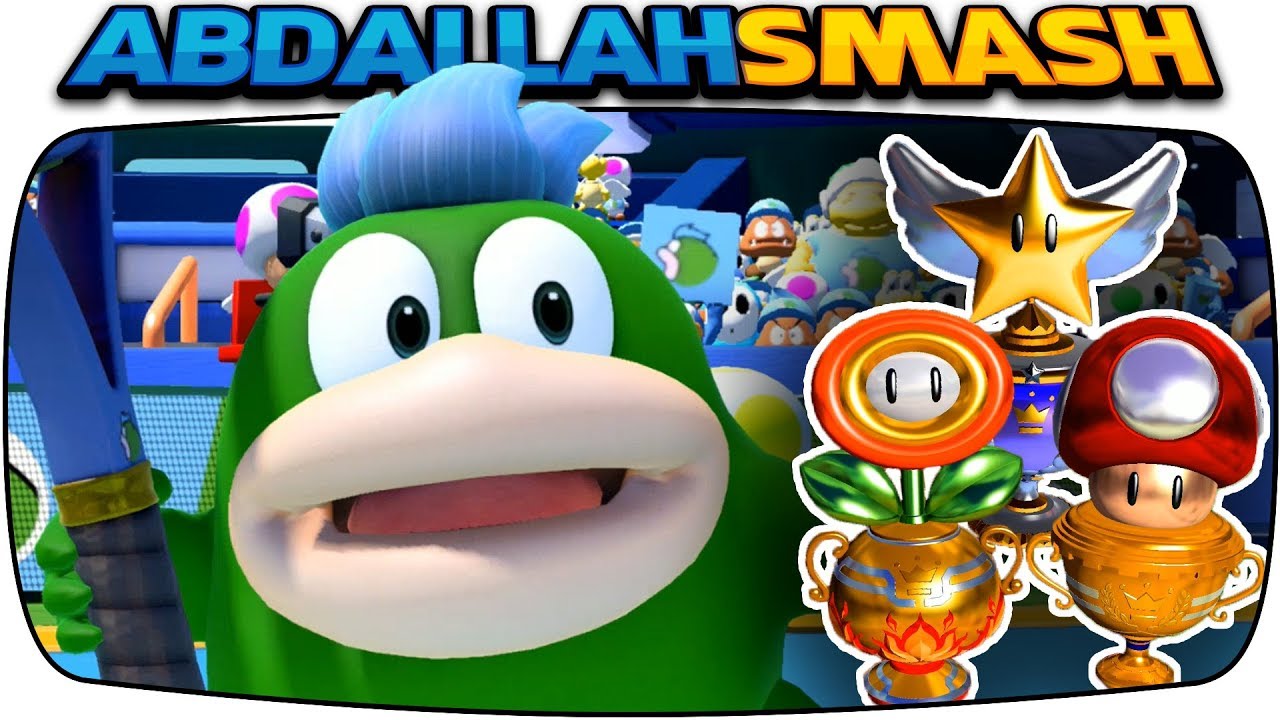 Mario Tennis Aces - ALL Tournament Trophies With Spike! [Nintendo Switch]