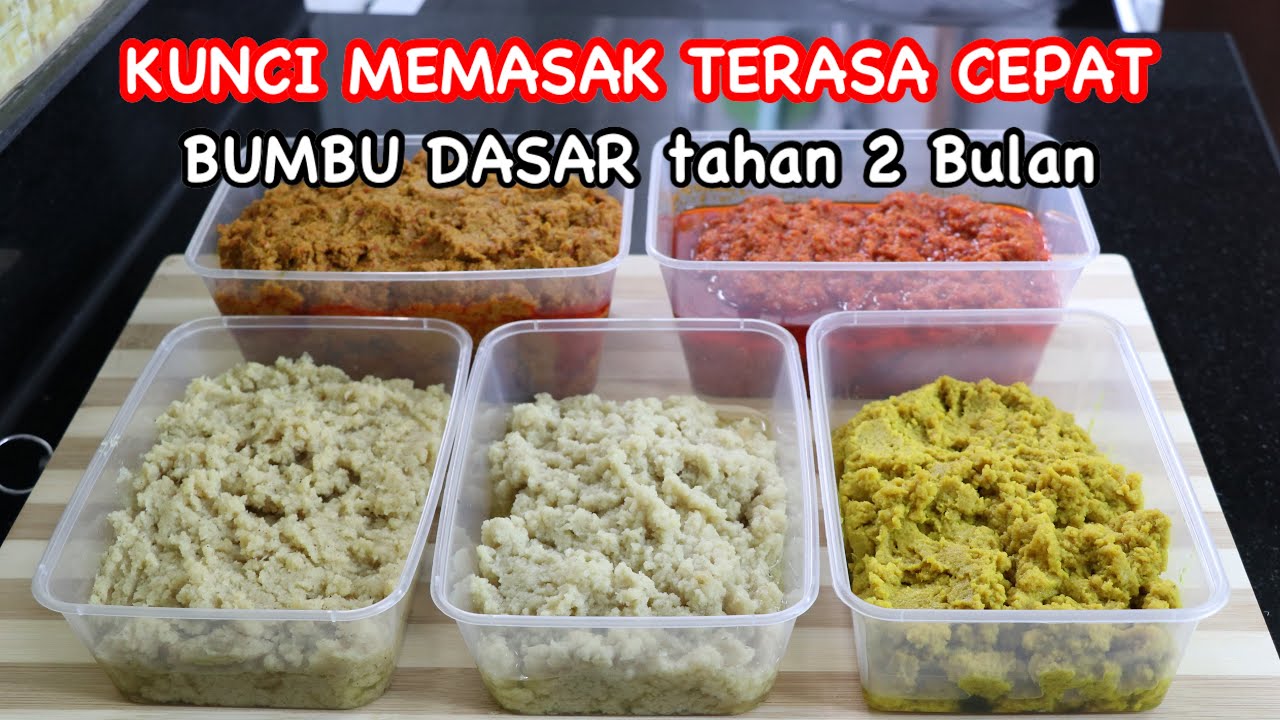PERSIAPAN RAMADHAN / Cara membuat bumbu dasar