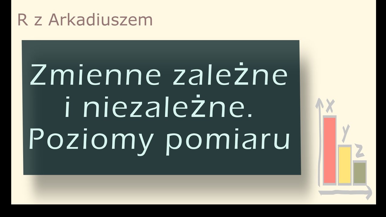 Poziomy pomiaru - zmienna zależna i niezależna
