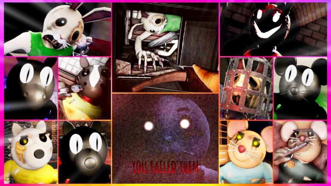 ROBLOX PIGGY ALL DECAY PART 1 & PART 2 JUMPSCARES!!?!