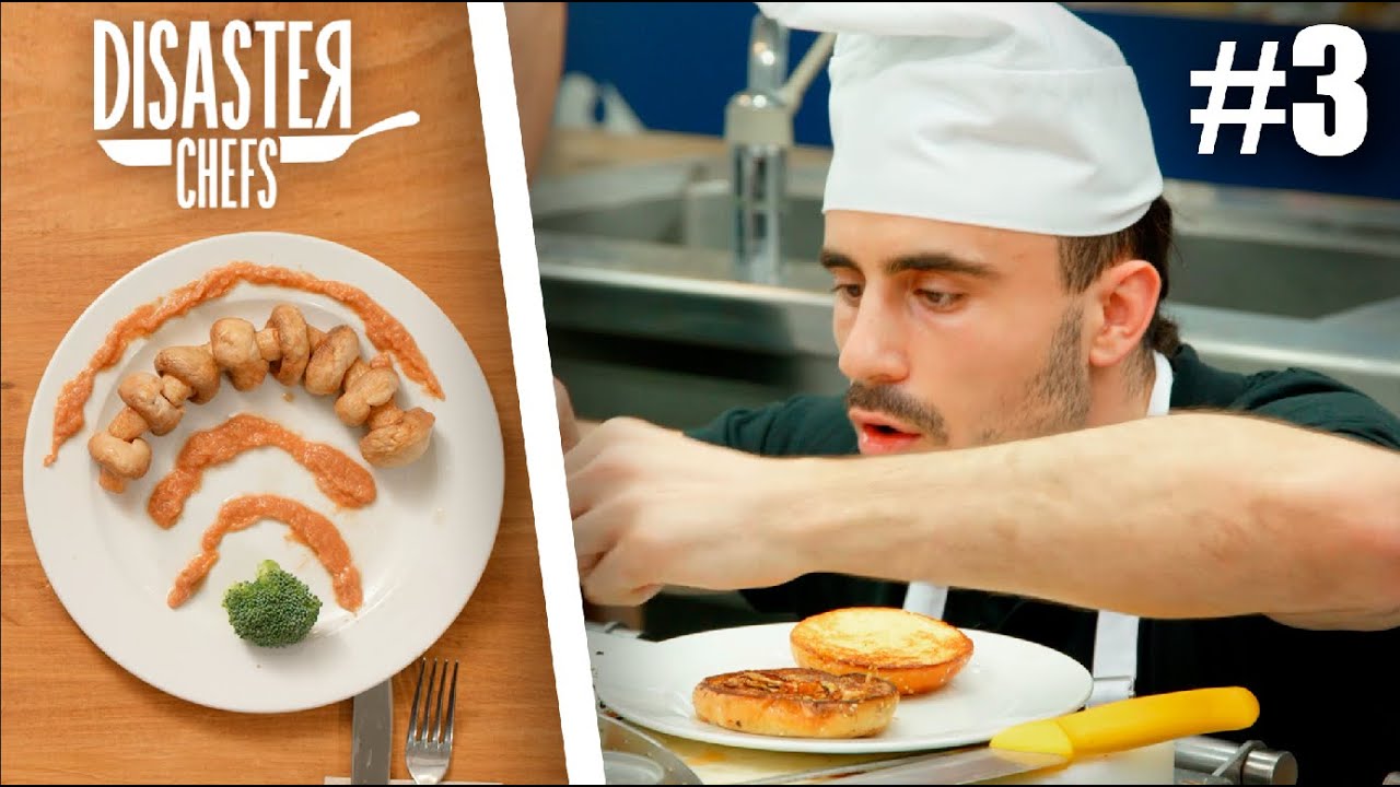 DISASTER CHEFS #3 | Hamburguesa, Setas Y Men&uacute;