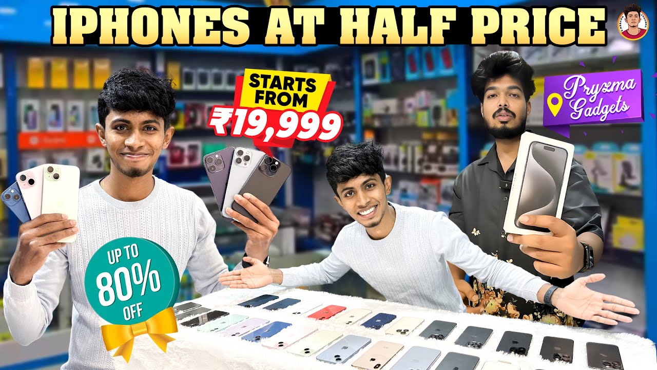 iPhones at Half Price | Upto 80% Offer | Starts from ₹19,999 | 📍Pryzma Gadgets | Naveen's Thought