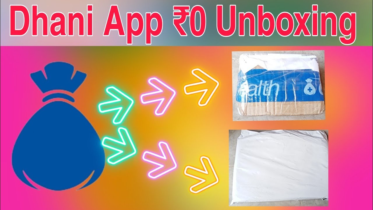 ₹0 Dhani App Products Unboxing ll Unboxing Dhani Free Covid Kit
