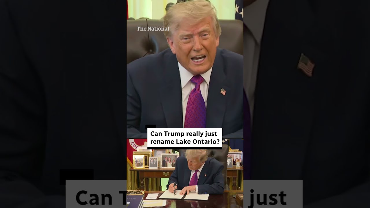 Can Trump really rename Lake Ontario?