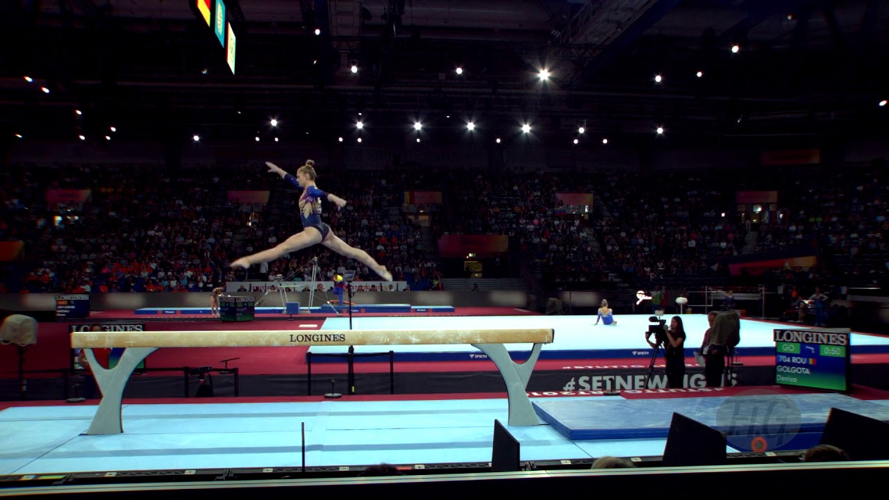 GOLGOTA Denisa (ROU) - 2019 Artistic Worlds, Stuttgart (GER) - Qualifications Balance Beam