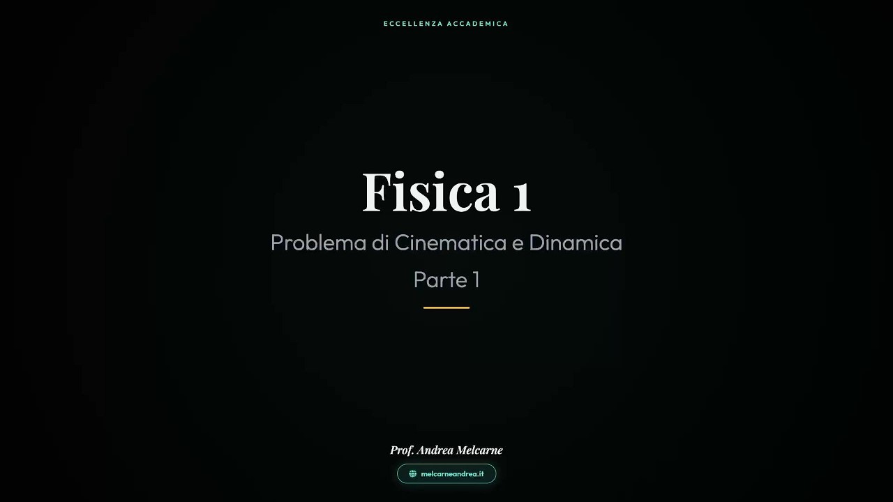 Risoluzione Esame Fisica 1: Blocco su Guida con Attrito (Step-by-Step)