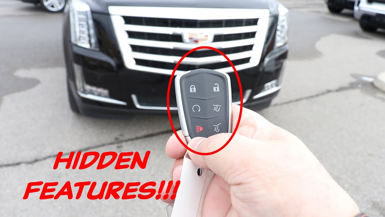 Скрытые функции брелока Cadillac Escalade