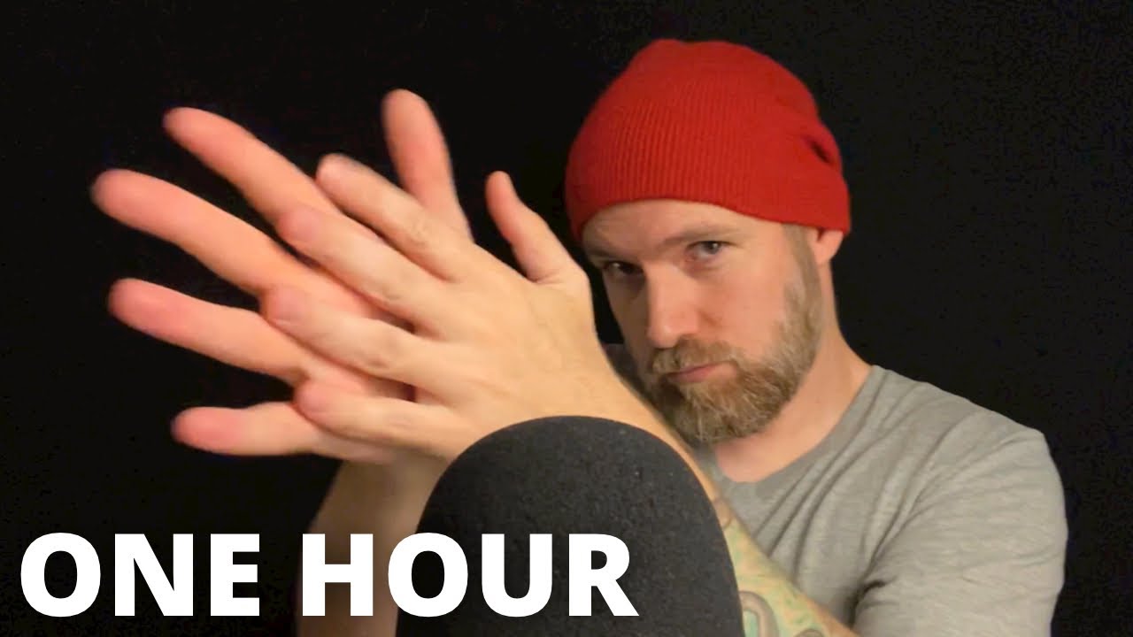 The Best ASMR Hand Sounds Compilation for Sleep / 1 Hour / NO TALKING