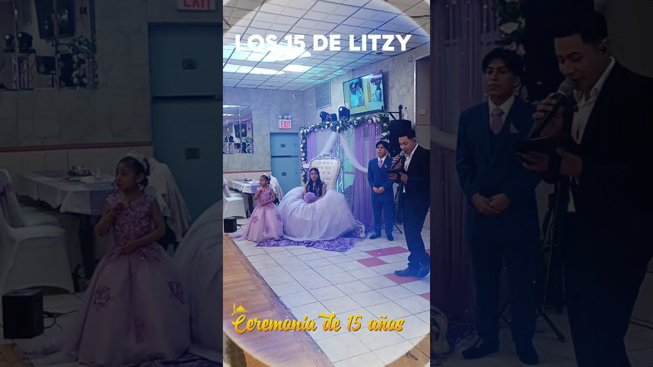 Maestro de ceremonias.  Protocolo de 15 años Freddy Narvaéz 