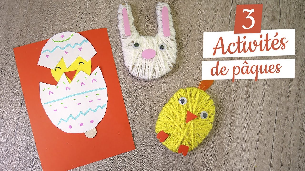 Pâques : 3 activités manuelles DIY