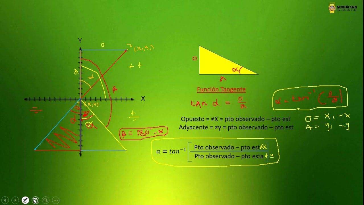 Calcular un azimut