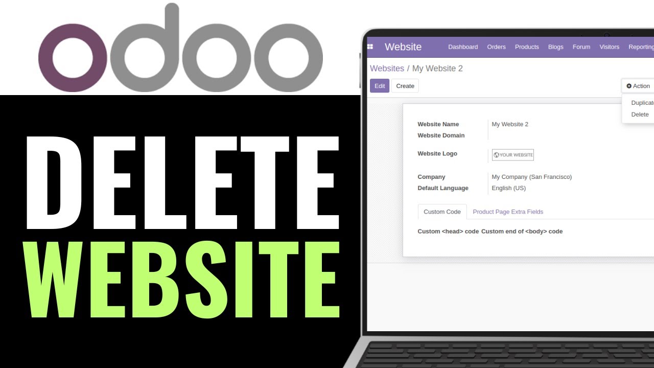 How to Delete Website in Odoo 2025 | Remove Website from Odoo (EASILY)