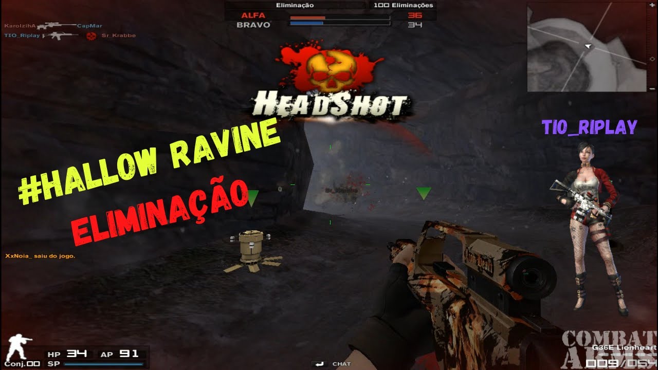 COMBAT ARMS GAMEPLAY #COMBATARMS​ #Hallow​ Ravine   Elimina&ccedil;&atilde;o