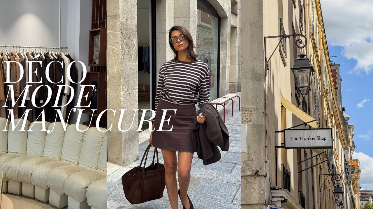 NOUVELLE COLLECTION MODE ET DÉCO, LOOK DU JOUR ET ROUTINE MANUCURE MAISON | VLOG | ROSEANDMUSC