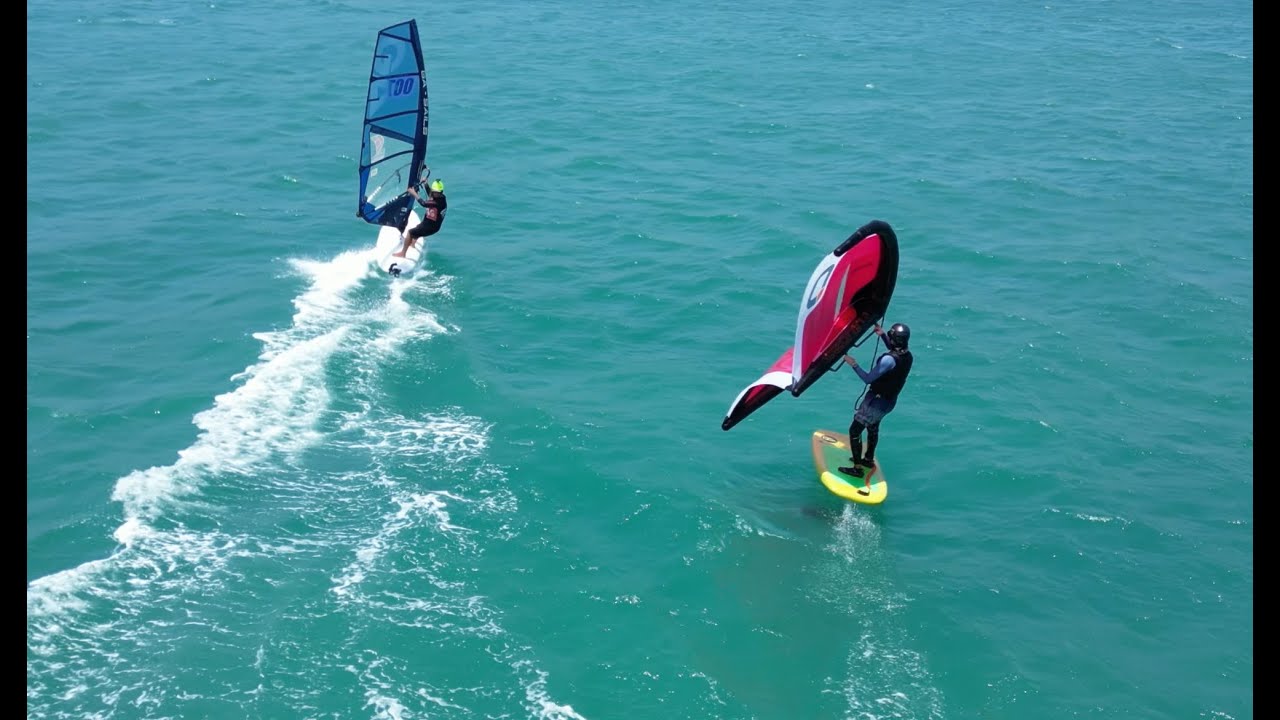 Wingfoil & Windsurf Drone Footage in MuiNe / Vietnam / RAW /09.04.25