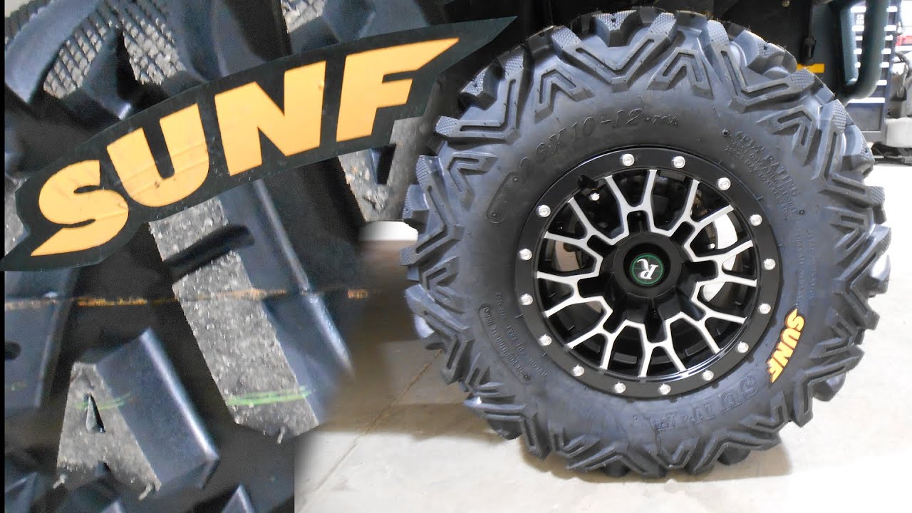 04 Polaris Ranger 6x6 SUNF Tires Mounted 26x10-12