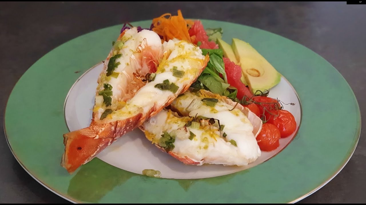 Recette de queues de langoustes rôties au beurre d'agrumes