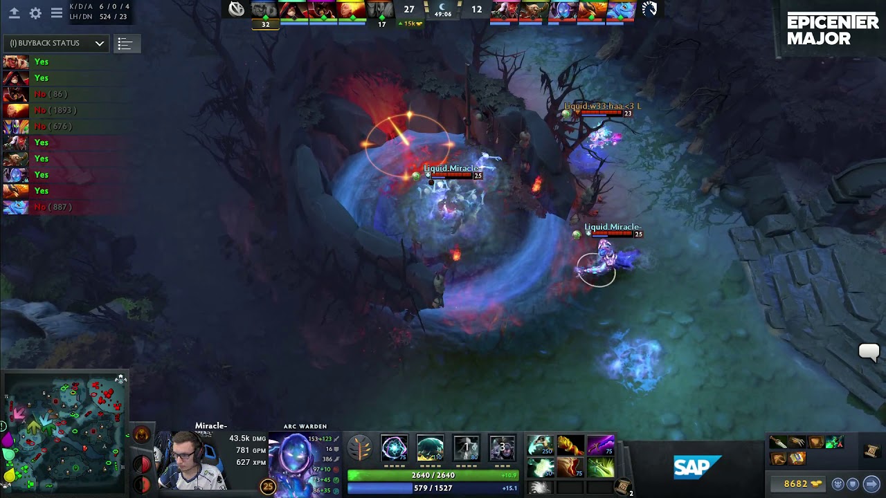 MIRACLE 1 SHOT ROSHAN KILL with Arc Warden