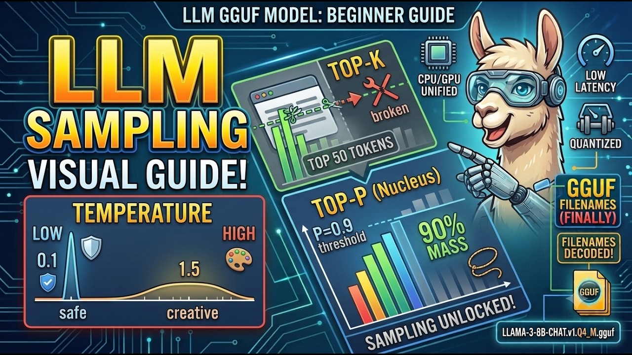 🚀 Сэмплирование в LLM простыми словами: Temperature, Top-K и Top-P (визуальный гид для начинающих)