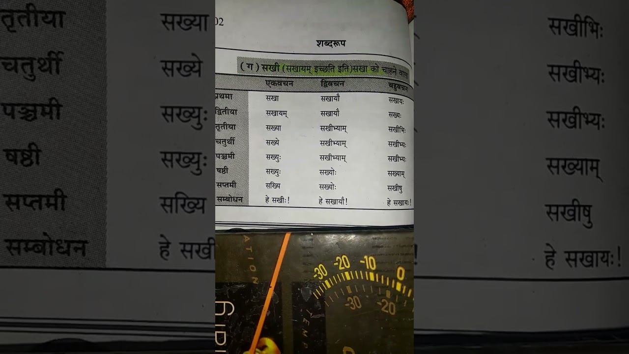 sakhee ka shabdarup#sanskrit#by#usha Devi#like#subscribe#please