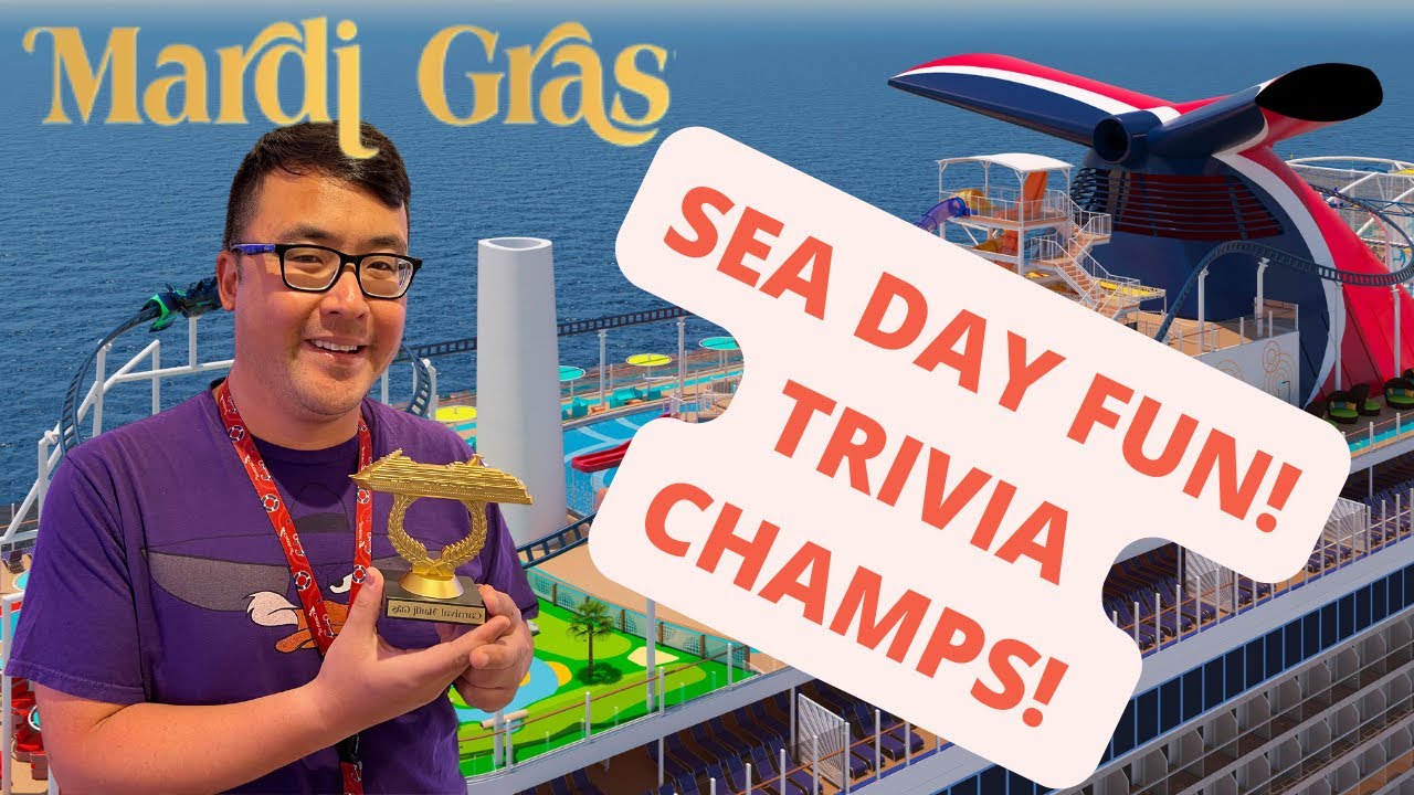 Carnival Mardi Gras! - Exploring the Ship - Fortune Teller Bar and Trivia! #carnivalcruise