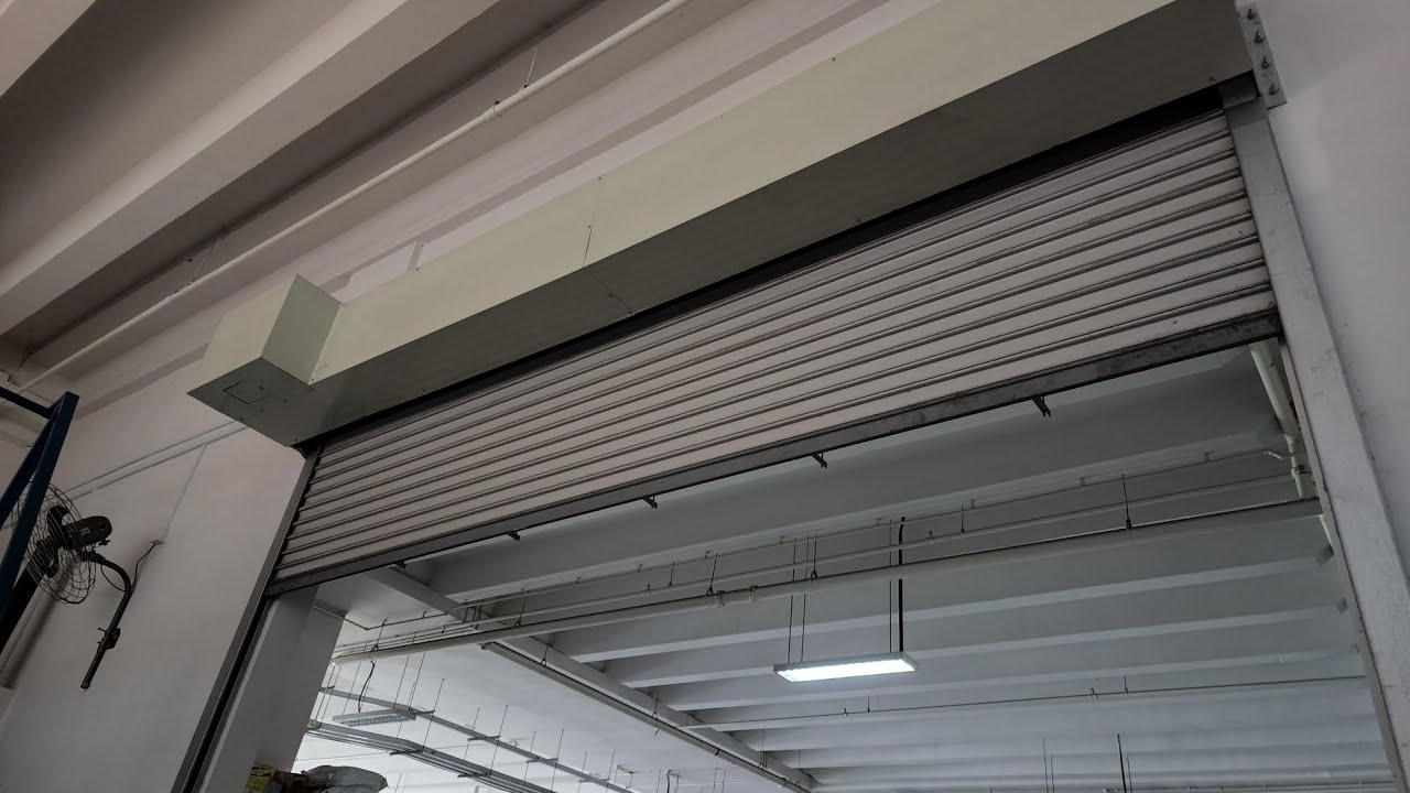 How to adjust roller shutter that stuck halfway?
