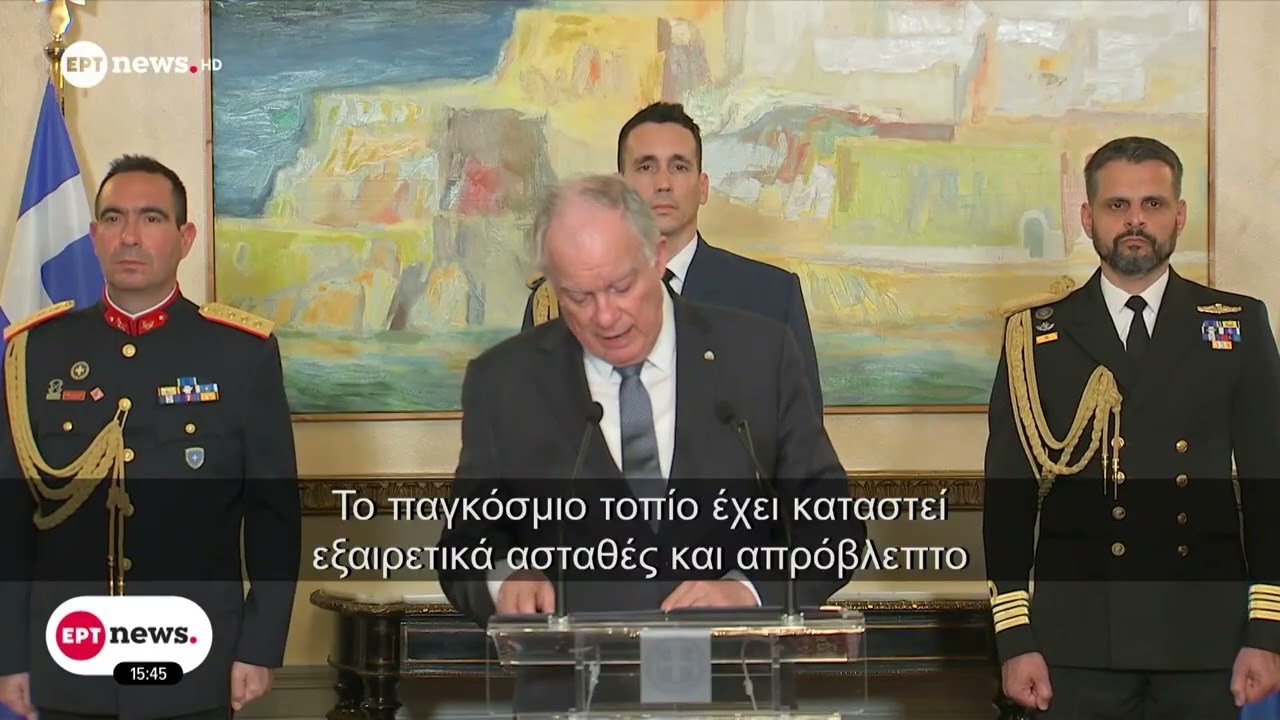 Δεξίωση του ΠτΔ προς τιμήν των διπλωματών στο Προεδρικό Μέγαρο