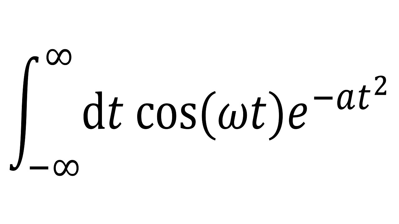 Fourier Transform of a Gaussian
