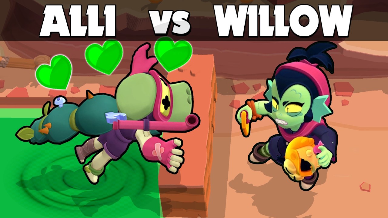 ALLI vs WILLOW 💚 Brawl Stars