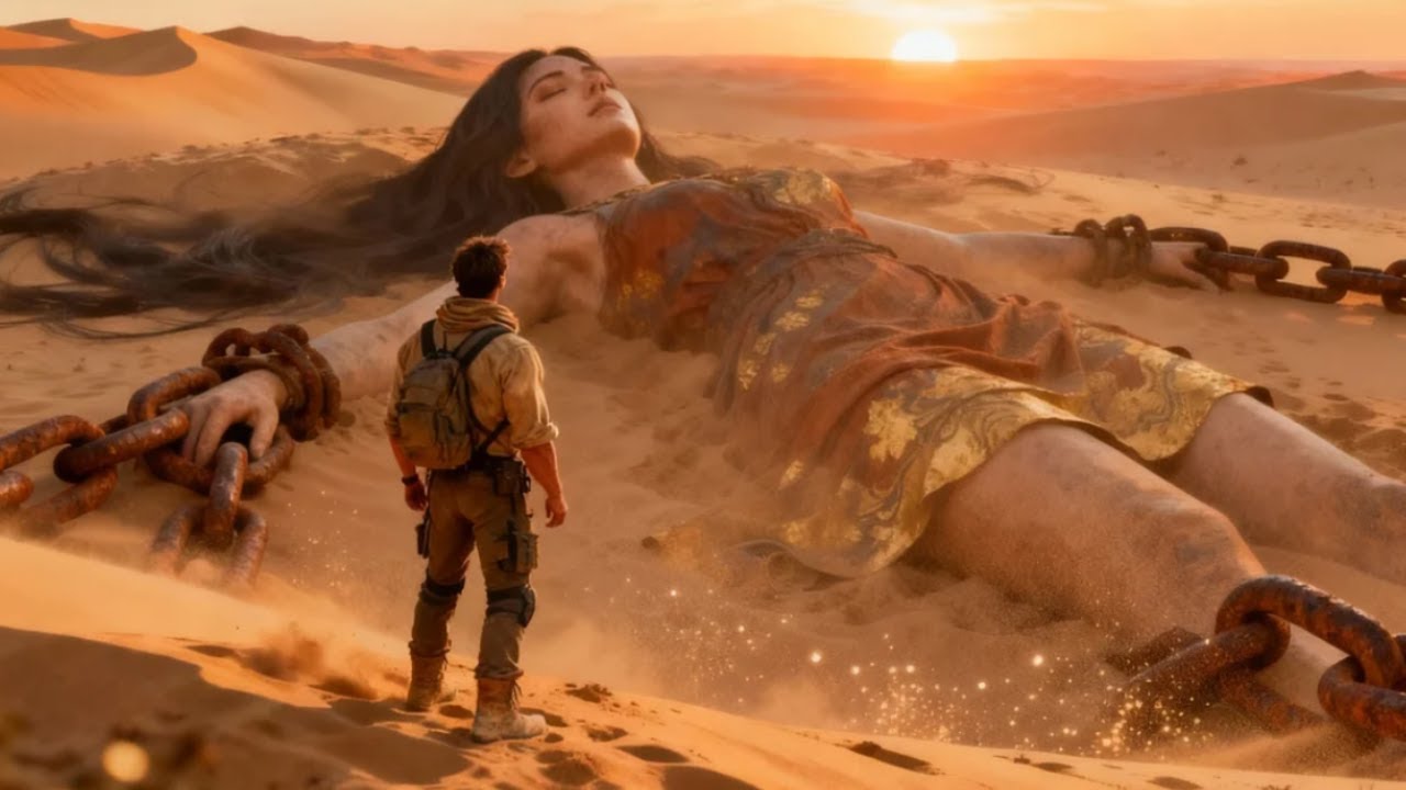 Encontré a una giganta encadenada en el desierto. Al liberarla, descubrí que había cometido un error