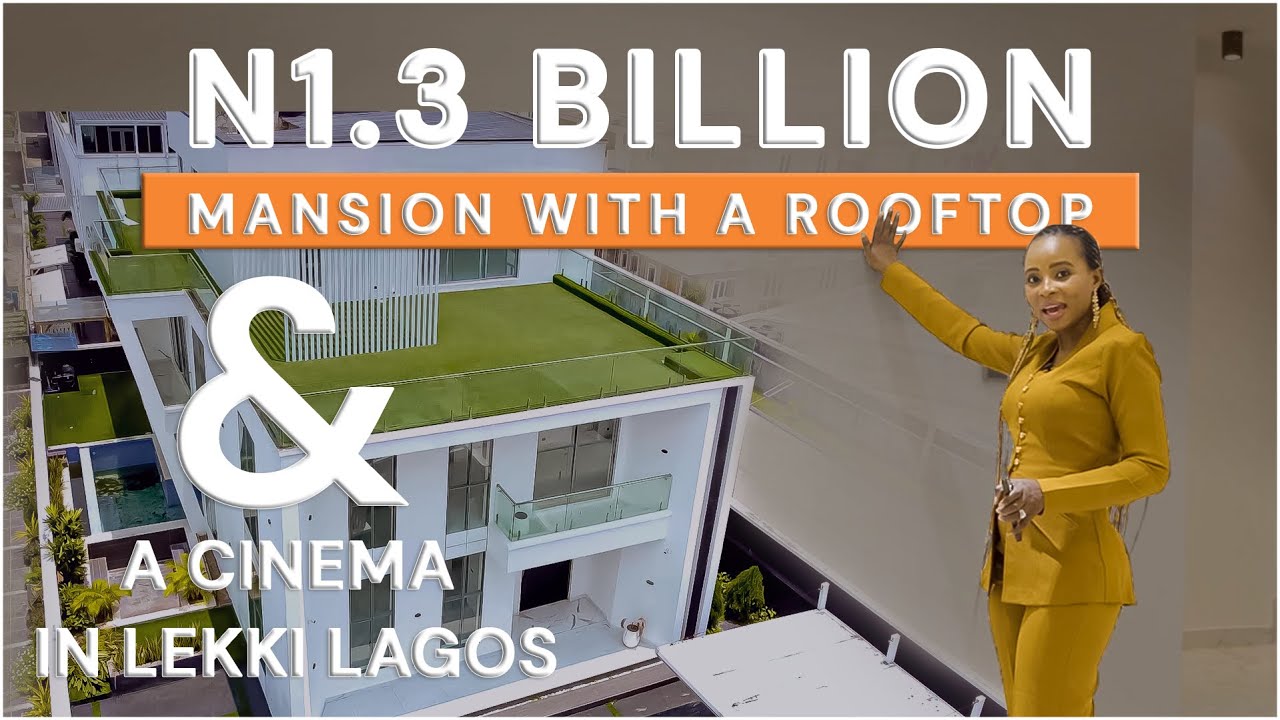 Luxury ₦1.3B 5-Bedroom Fully Detached Smart Duplex in Osapa, Lekki Lagos – Cinema, Pool & Rooftop