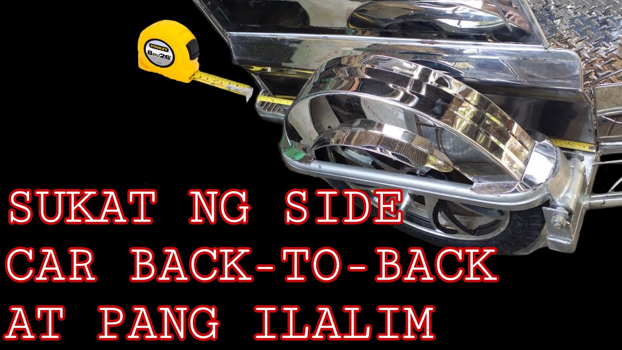 SUKAT NG IHE NG BACK TO BACK SIDECAR AT PANG ILALIM | Life of Bert