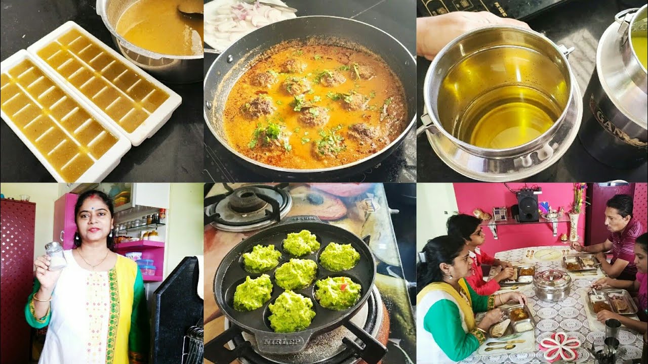 My Busy Breakfast To Lunch Routine, Hari Matar Kofta Curry, Ghee from Milk Cream, Aam Panna, Phulka