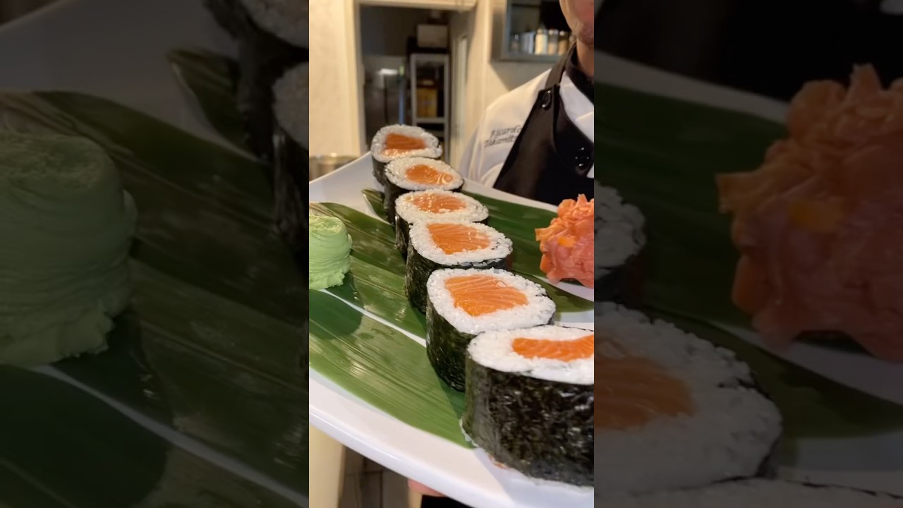 Il hossomaki pi&ugrave; grande al 🌏 #sushi  #gigante