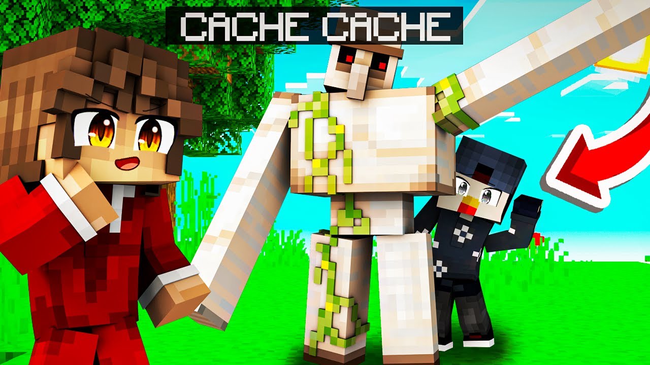 JOUER au CACHE CACHE avec des MOBS sur MINECRAFT !