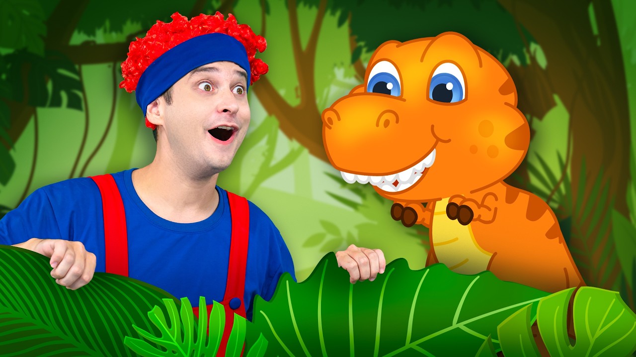 Playing Hide and Seek with Dinosaurs! 🦖 | Fun Learning for Kids | Kids Songs & Nursery Rhymes