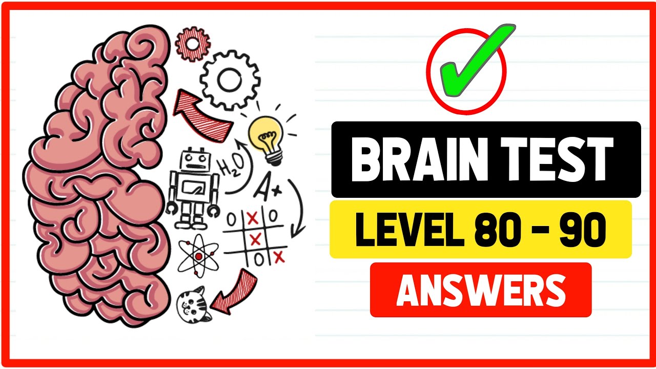 Тест на прохождение Brain Test 80–90 уровня || Прохождение Brain Test