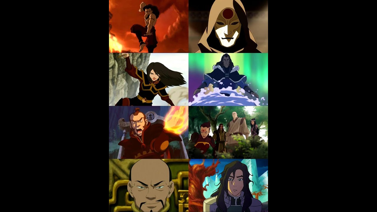 Dark Avatar, a Face Stealer, the Equalists, a Firelord and more villains  ATLA&LOK/ the FWX podcast