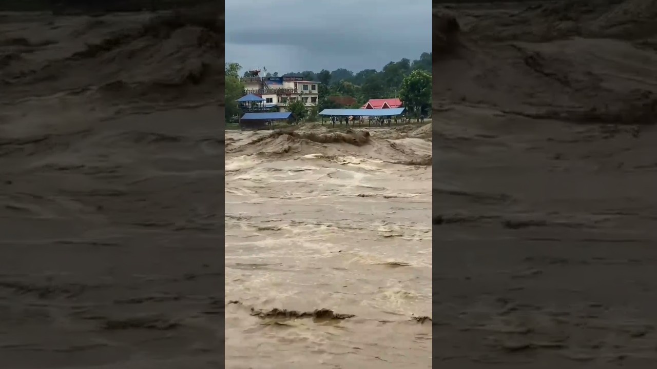 heavy flood 😢😱#shorts #trending #nature #explore #fypシ #viral #ytshorts #flood #getviral