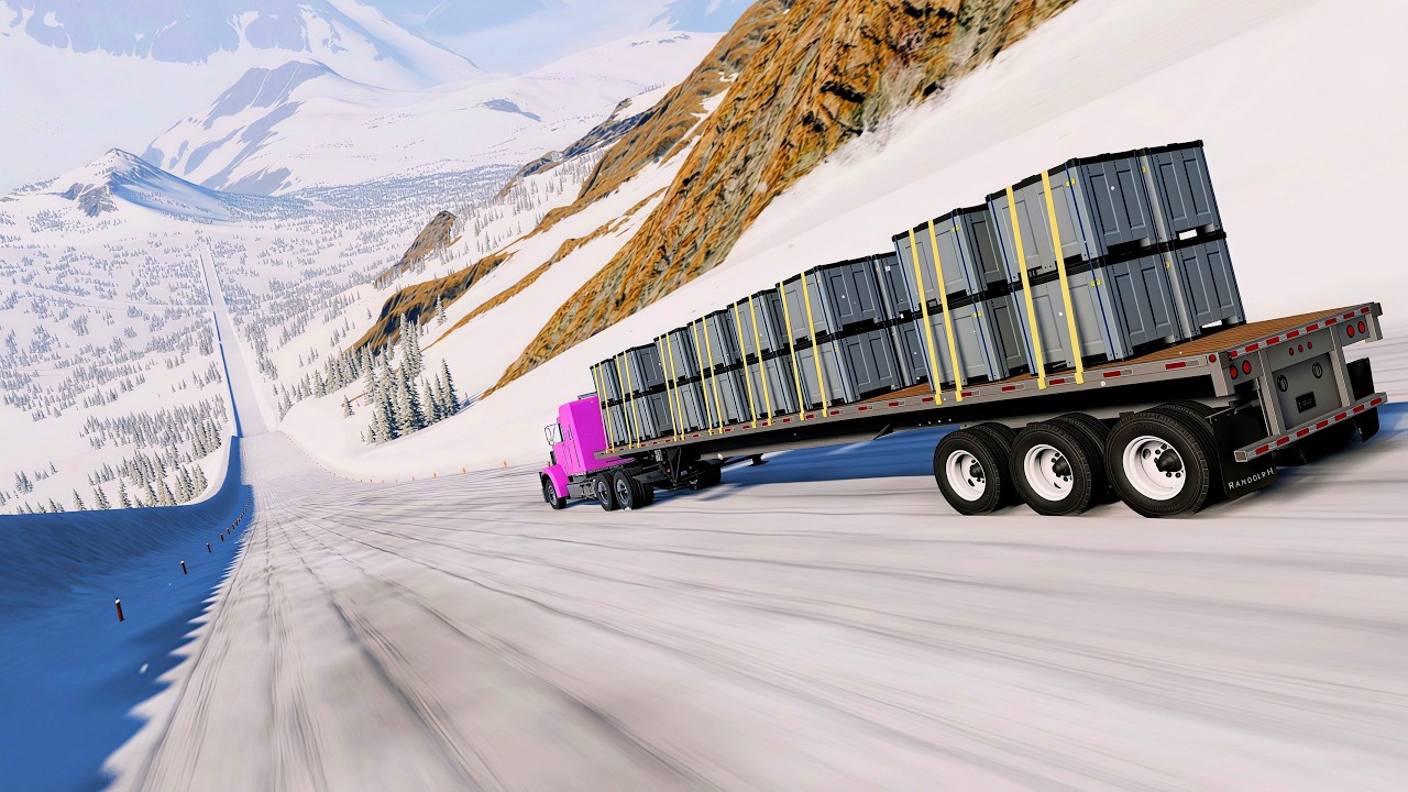 Full Throttle INSANE Long Downhill Mayhem! | BeamNG.drive Epic Crashes & Speed Test #59