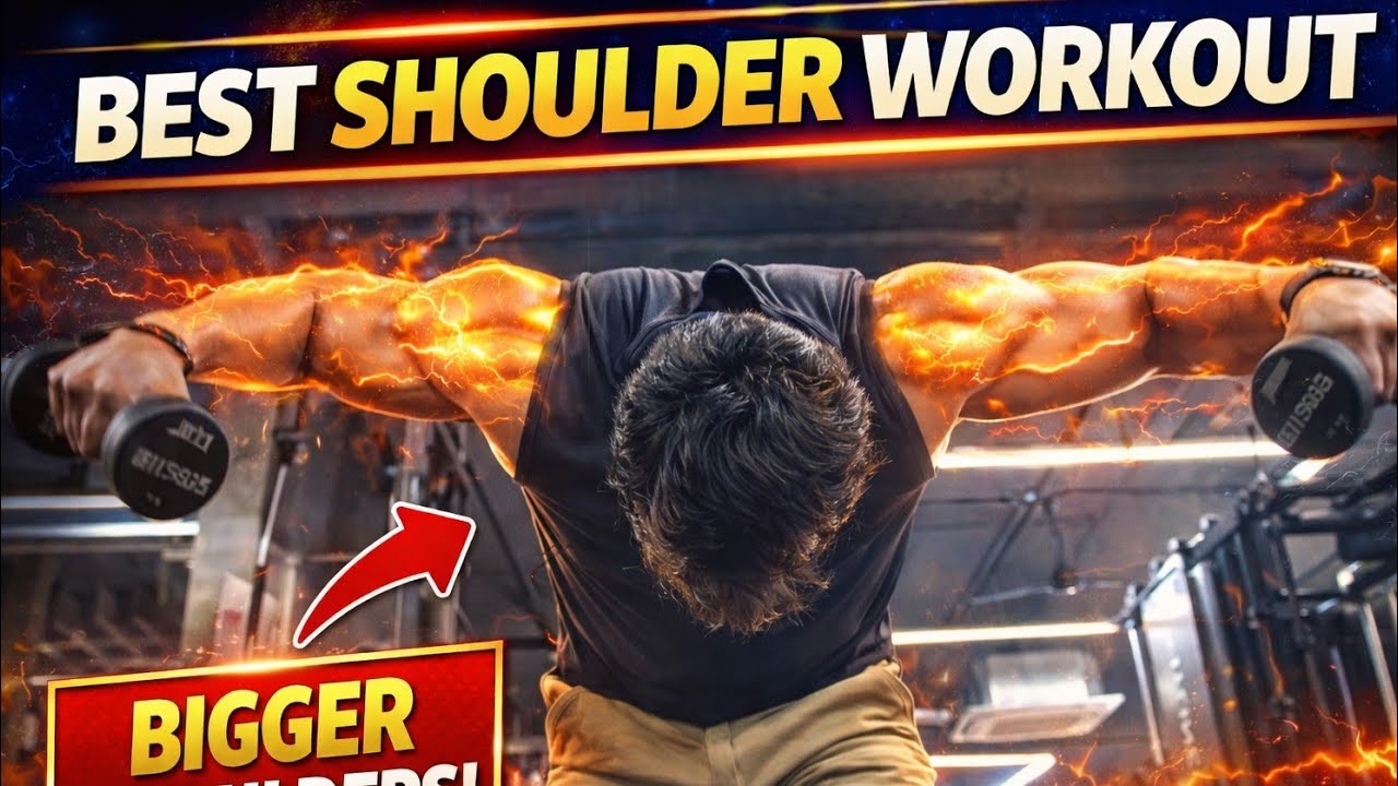 Best Shoulder Workout for Bigger & Wider Delts 💪 | Shoulder Day Gym