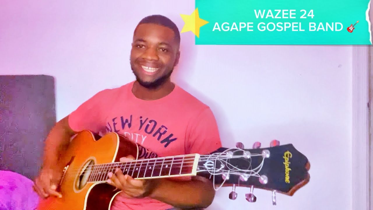 Agape Gospel Band - Wazee 24 Seben Solo🎸 tutorial part 1 #agapegospelband #guitar #tutorial