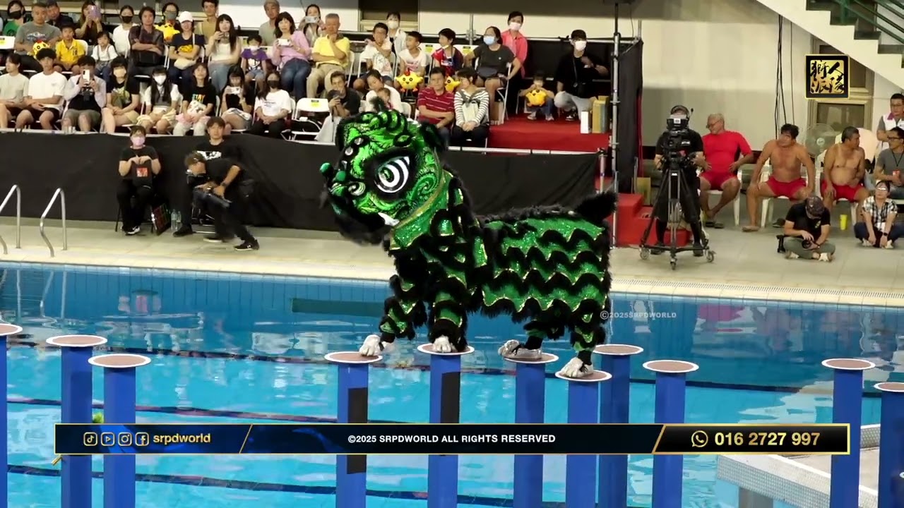 [水上樁 Team Malaysia] 高雄水陸戲獅甲 - 馬來西亞布特拉再也光藝醒獅團