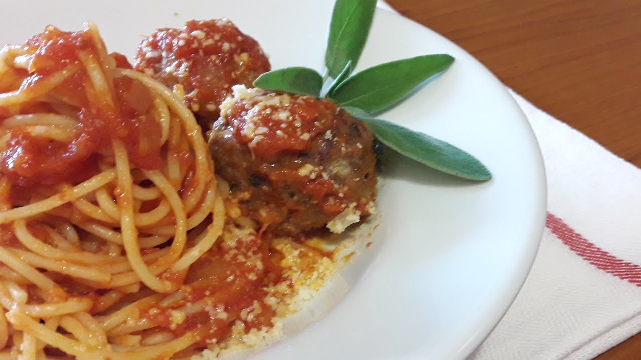 Paradicsomos húsgombóc spagettivel ! 🍅🍝🍅