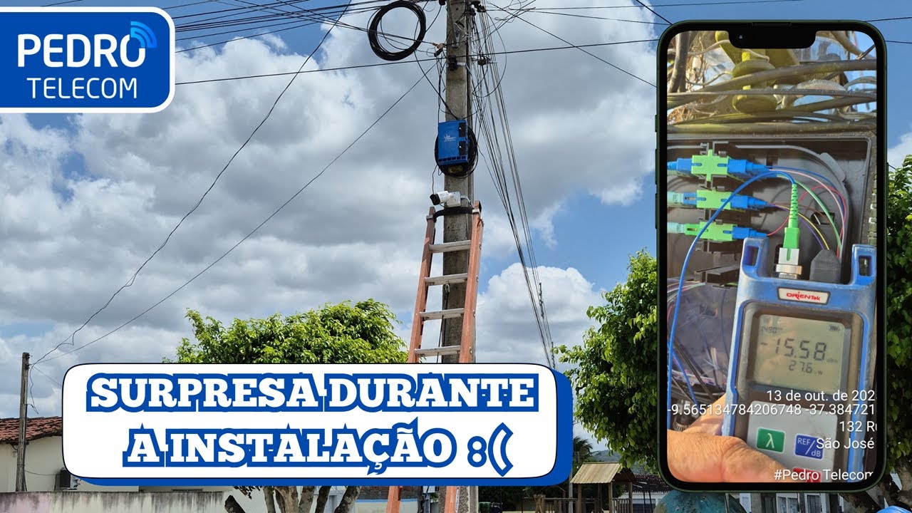 INSTALAÇÕES FIBRA ÓPTICA 100% PADRÃO E CORRETIVA NA REDE