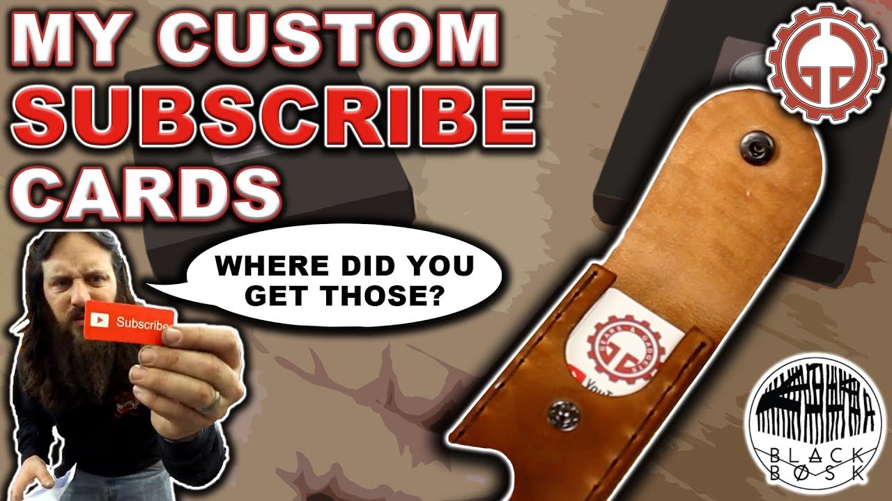 YouTube Marketing: Subscribe Cards & Black Bosk Holder