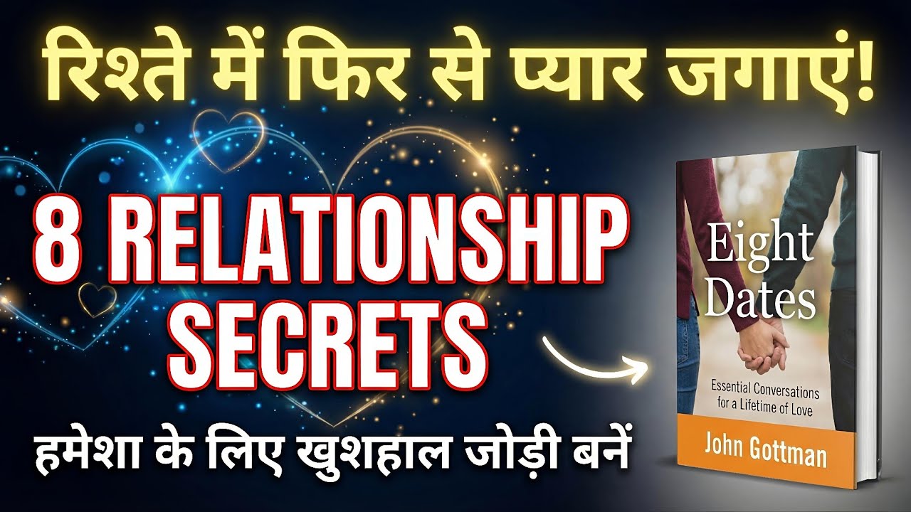 Eight Dates by John Gottman Audiobook | Book Summary in Hindi | Relationships