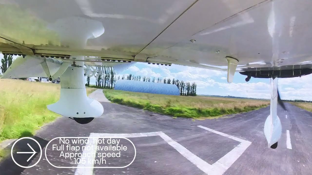 Short runway landing with MCR PickUp (525kg)