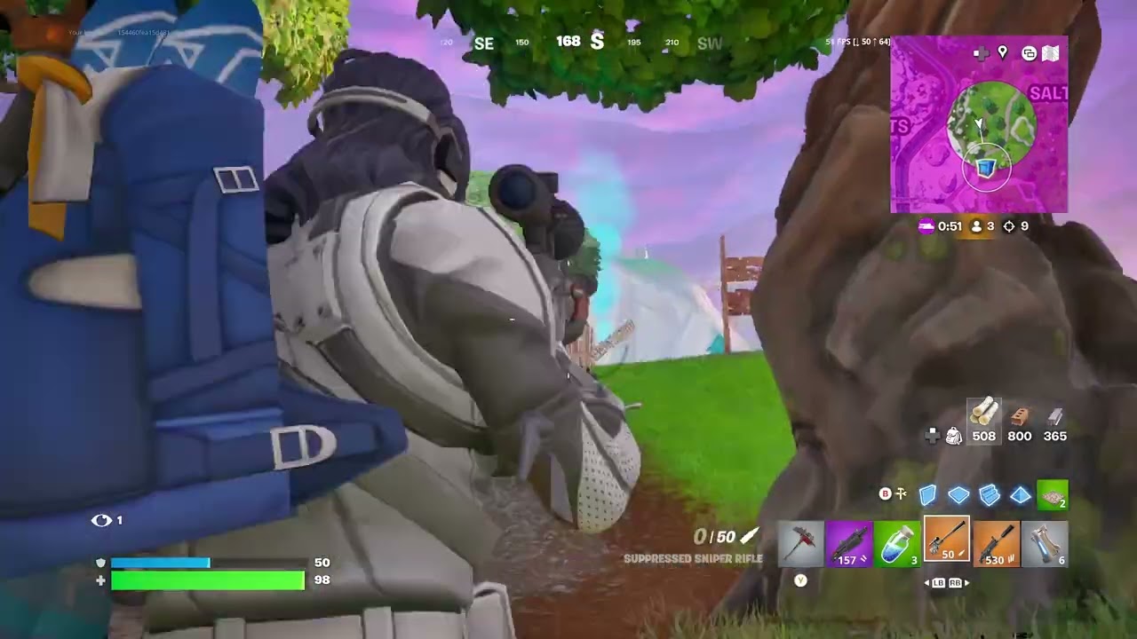 Fortnite solo win intense endgame