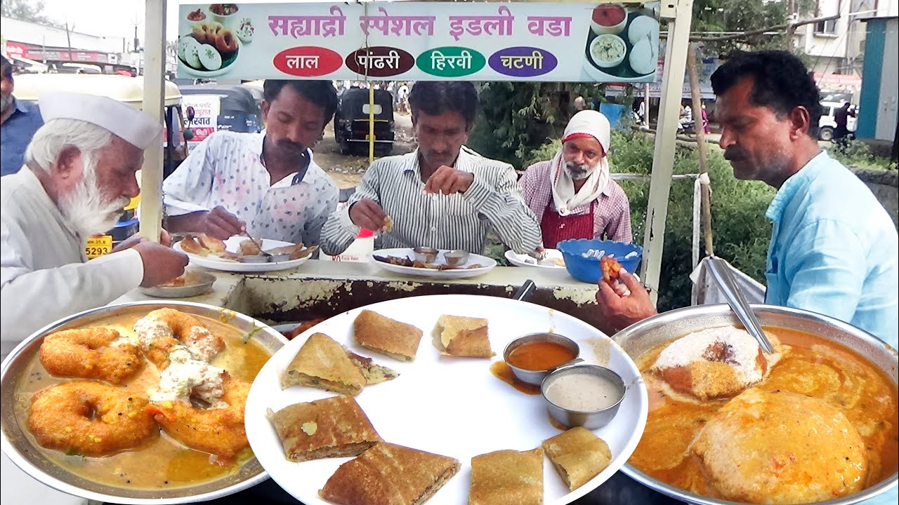 Breakfast time in Osmanabad | Idli Vada Sambar | Masala Dosa | Best South Indian Breakfast
